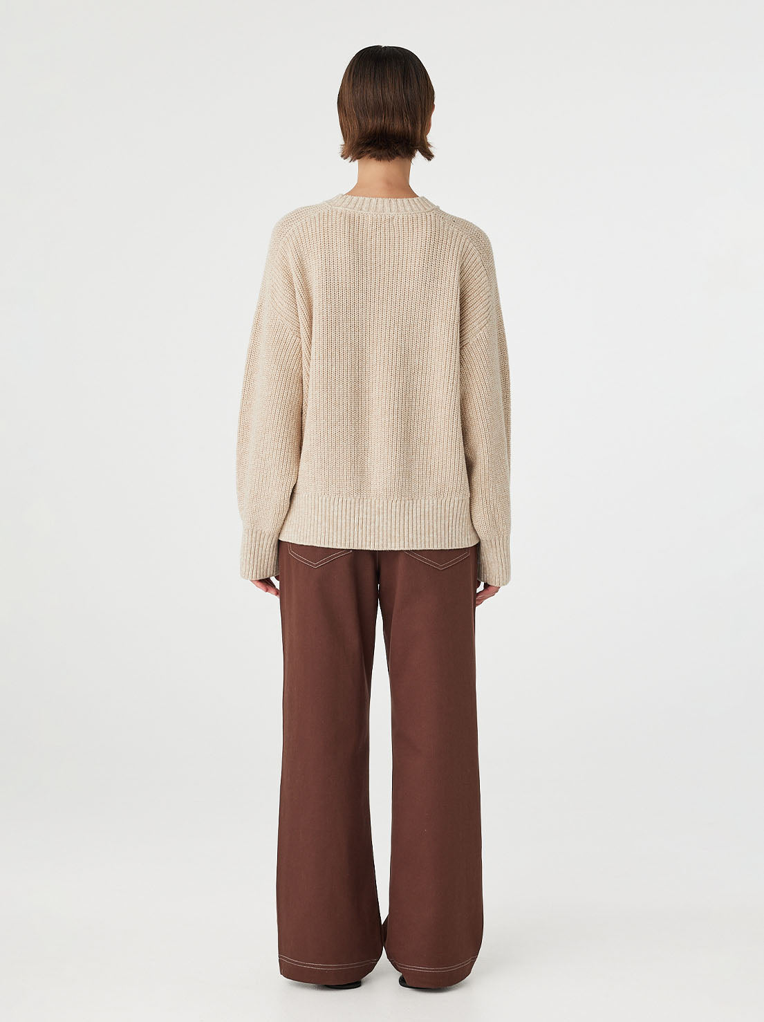 Arcaa Movement - Solene Sweater - Cream & Sand