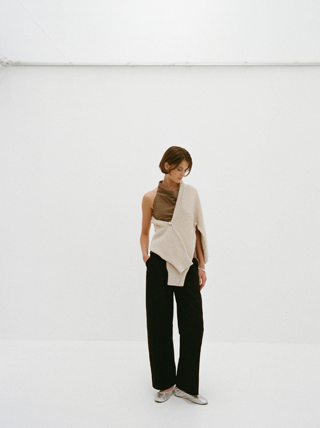 Arcaa Movement - Solene Sweater - Cream & Sand
