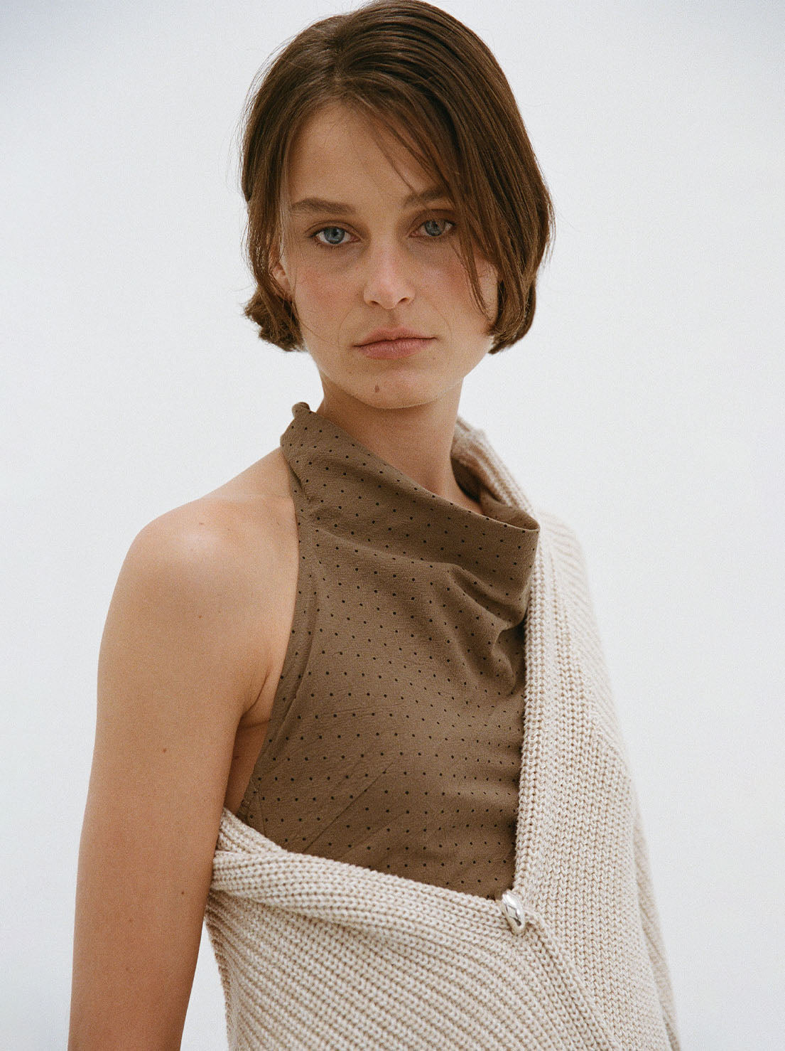 Arcaa Movement - Solene Sweater - Cream & Sand