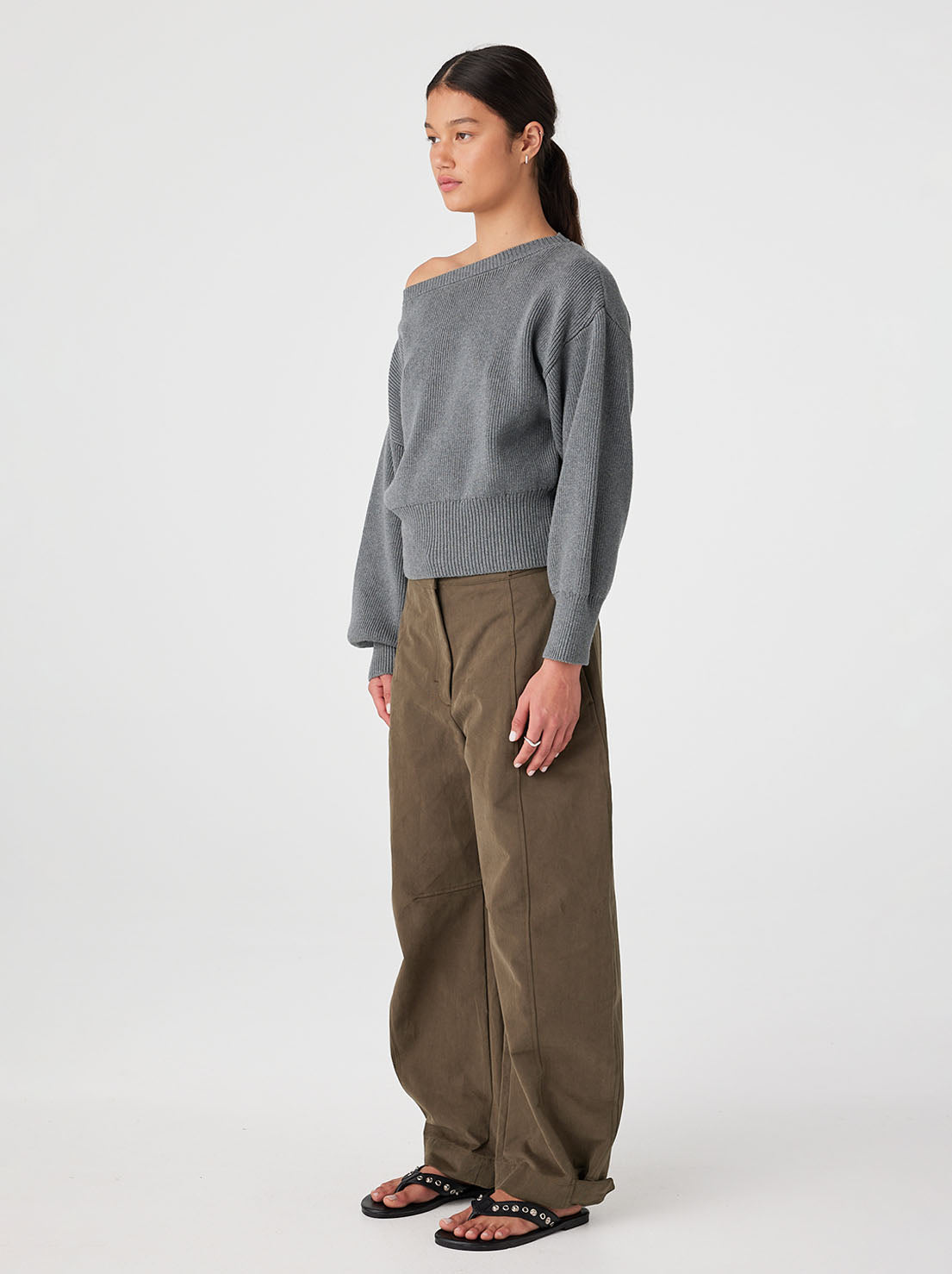 Arcaa Movement - Soren Sweater - Dark Grey Marle