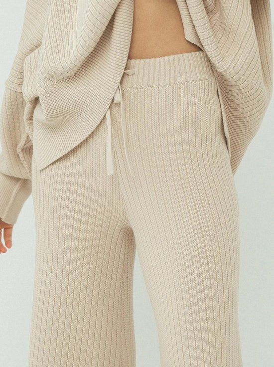 Arcaa Movement - Vera Organic Knit Pants - Sand