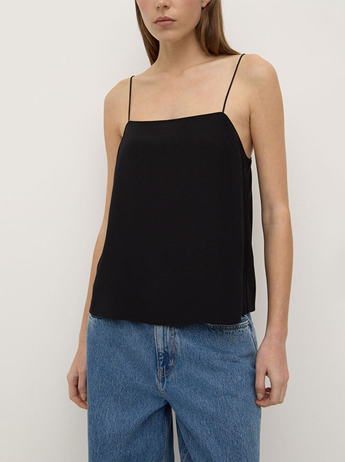 Assembly - Aime Silk Tank - Black