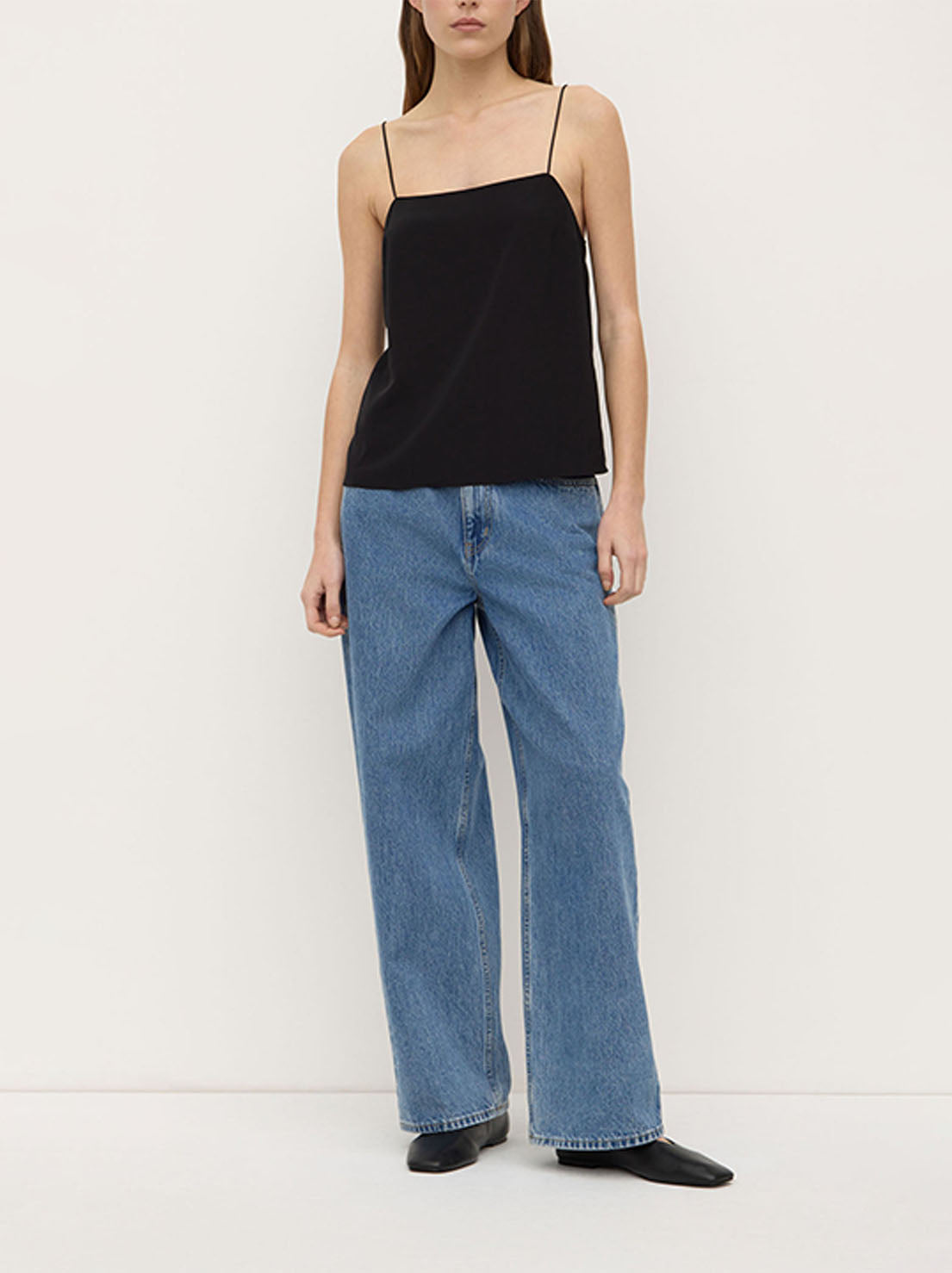 Assembly - Aime Silk Tank - Black