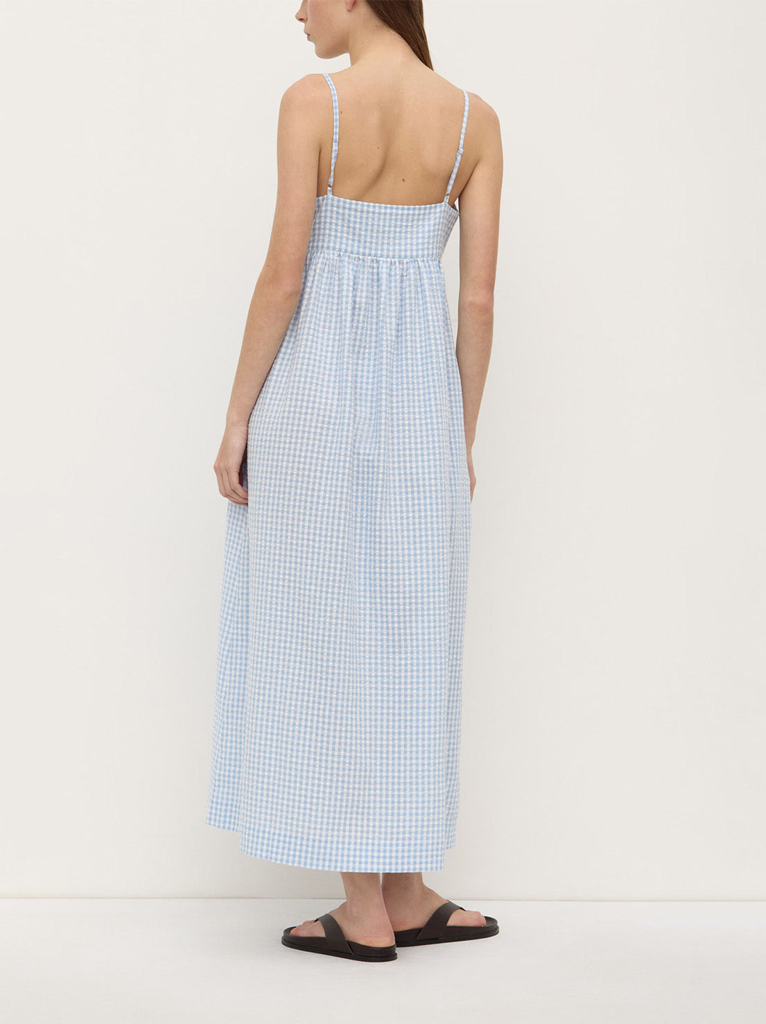 Assembly - Ainslee Midi Dress - Blue Check