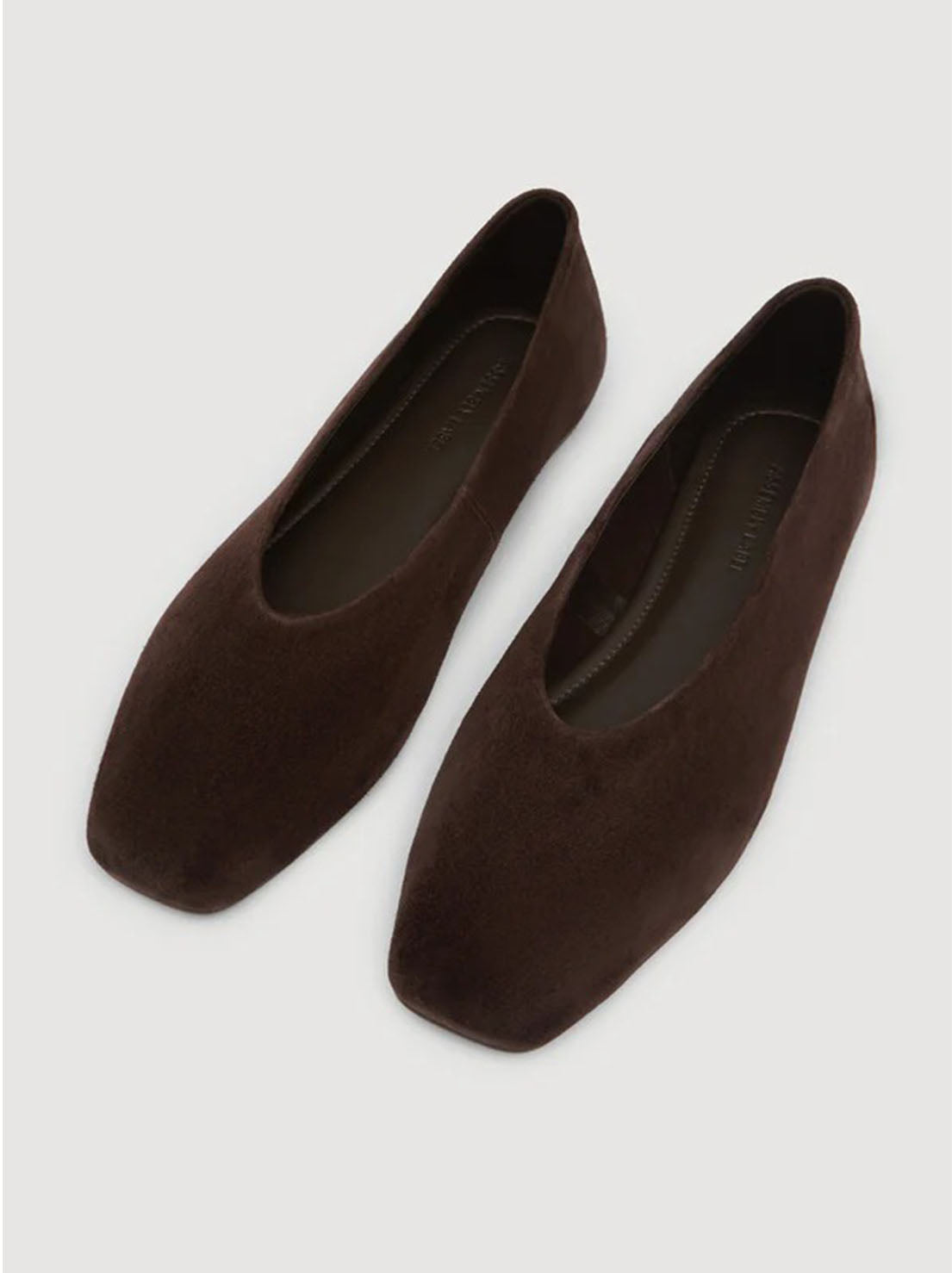 Assembly Label - Andrea Suede Ballet Flat - Ganache