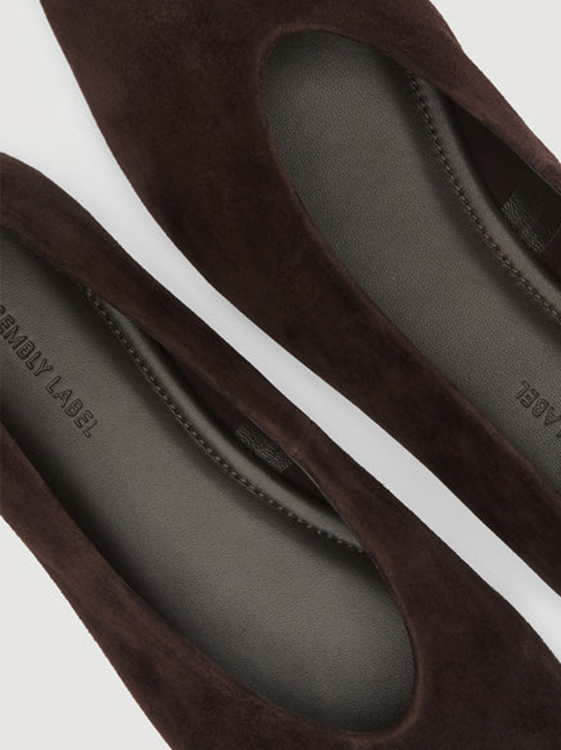 Assembly Label - Andrea Suede Ballet Flat - Ganache