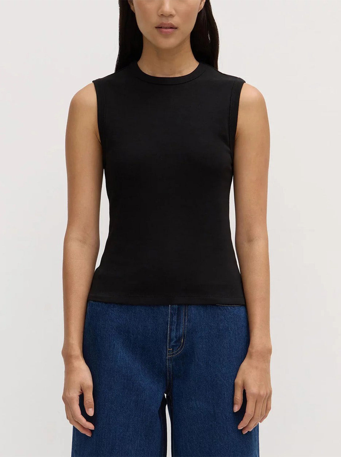 Assembly - Antonia Jersey Tank - Black