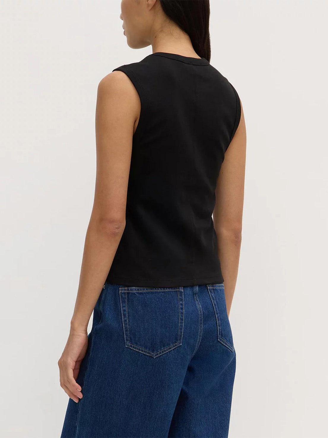 Assembly - Antonia Jersey Tank - Black