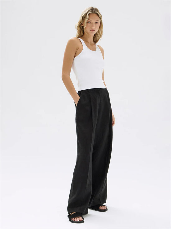 Assembly - Aria Linen Pant - Black