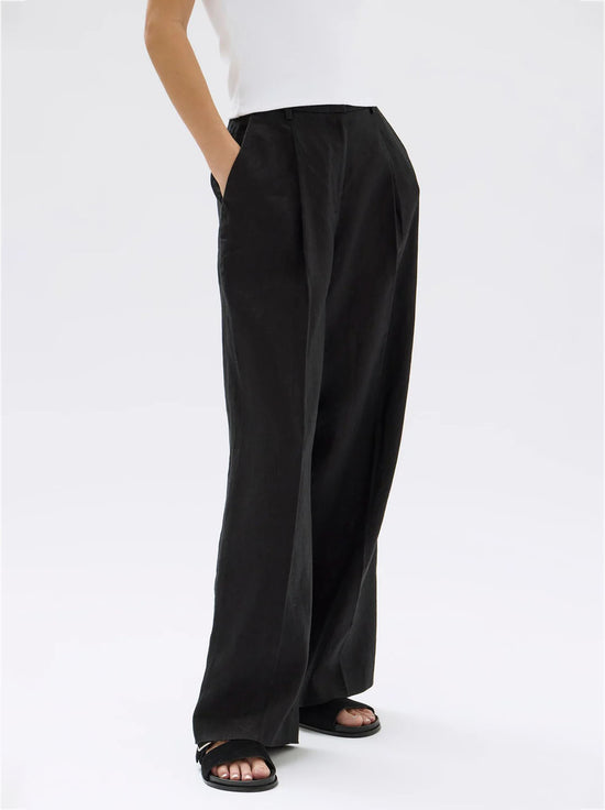 Assembly - Aria Linen Pant - Black