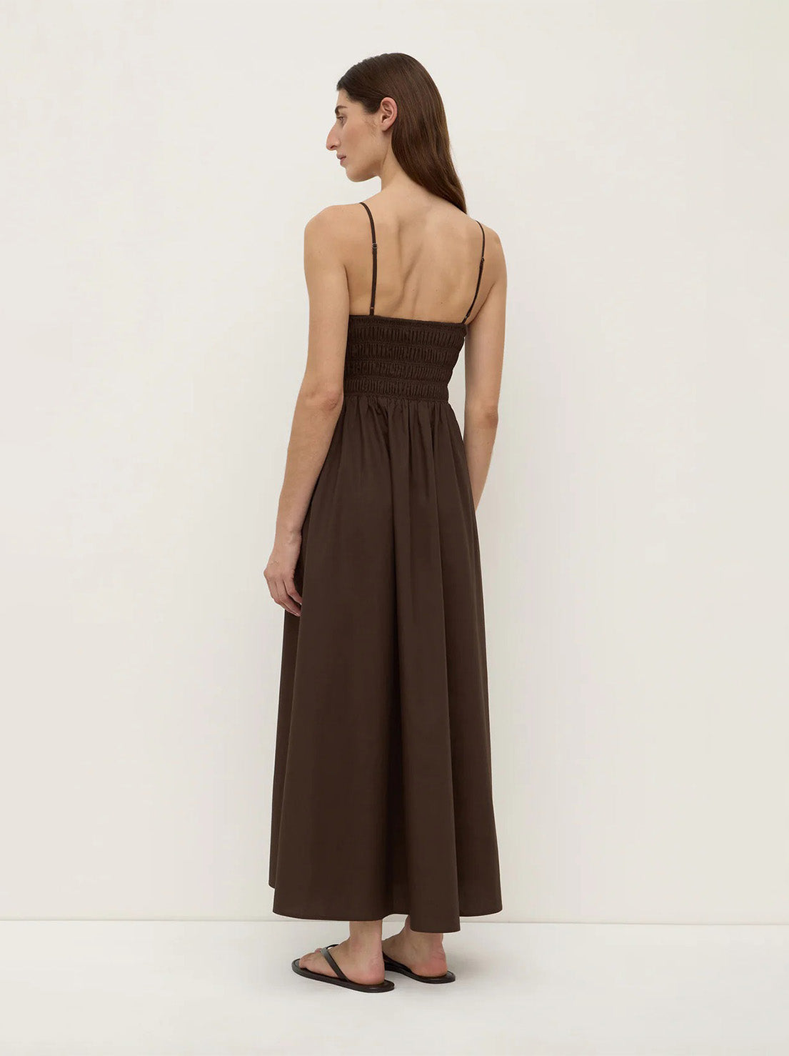 Assembly - Aubrey Rouched Dress - Ganache