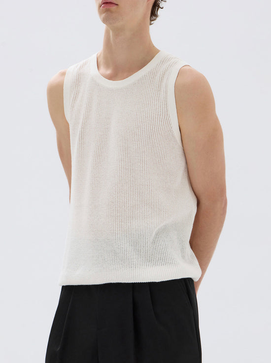 Assembly - Carlo Knit Tank - Cream