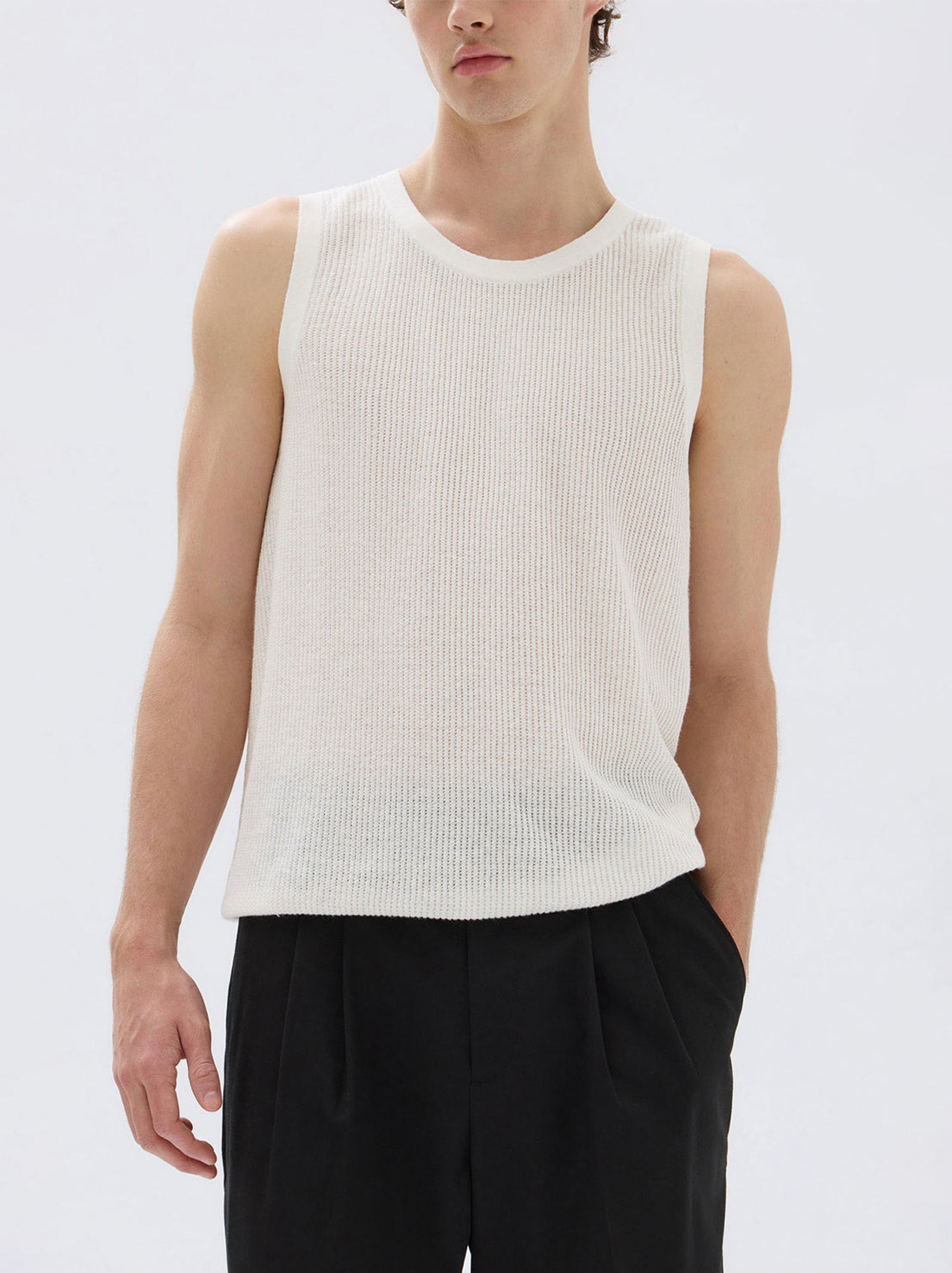 Assembly - Carlo Knit Tank - Cream