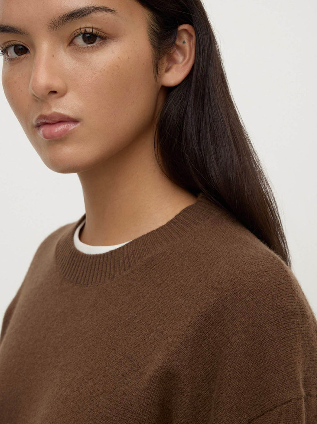 Assembly Label - Carter Brushed Wool Sweater - Earth