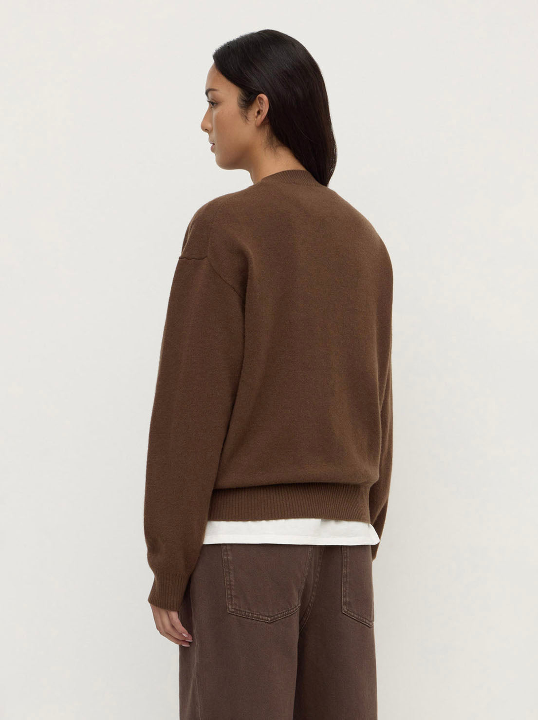Assembly Label - Carter Brushed Wool Sweater - Earth