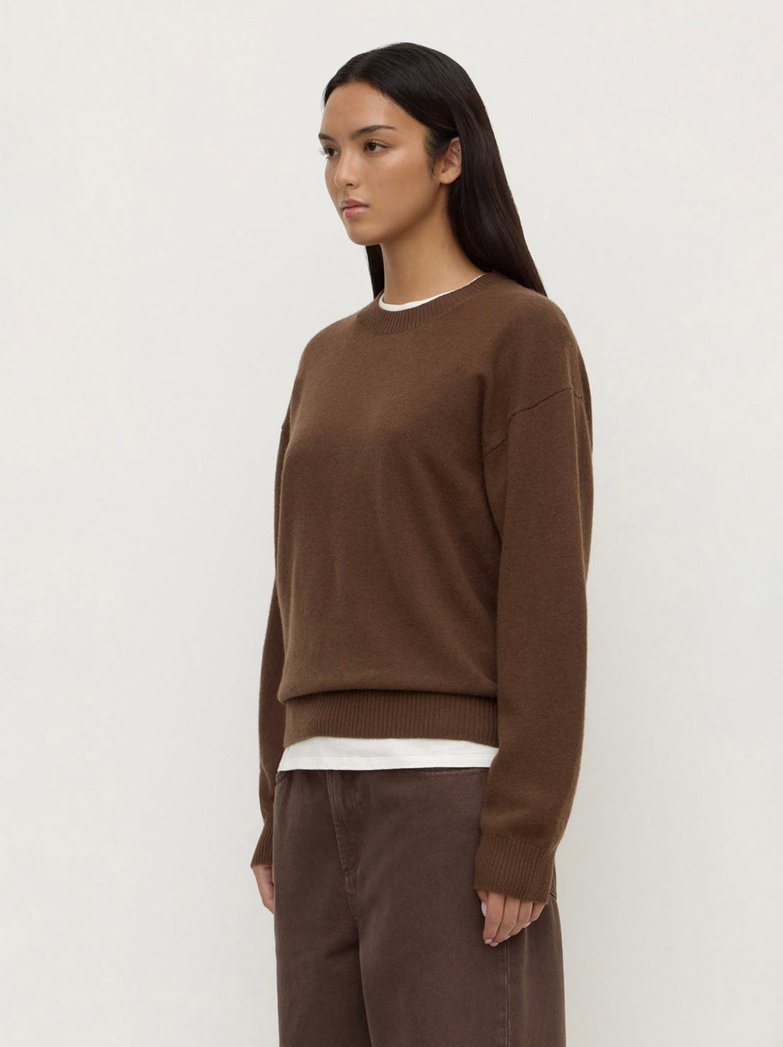 Assembly Label - Carter Brushed Wool Sweater - Earth
