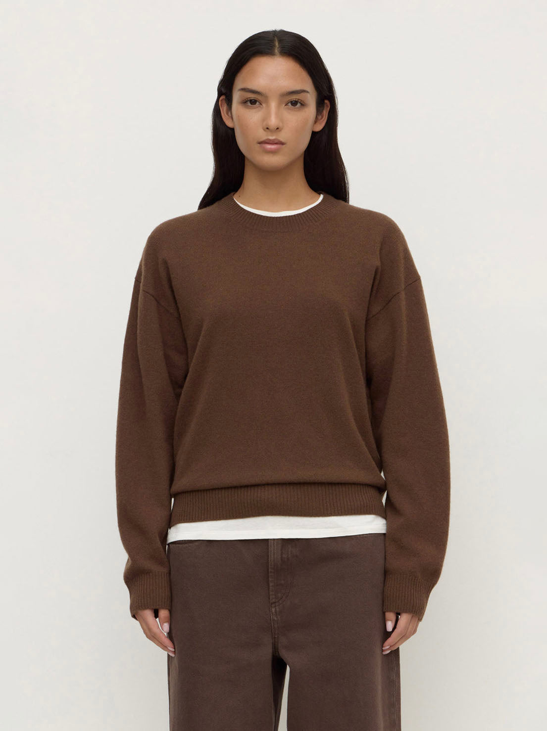 Assembly Label - Carter Brushed Wool Sweater - Earth