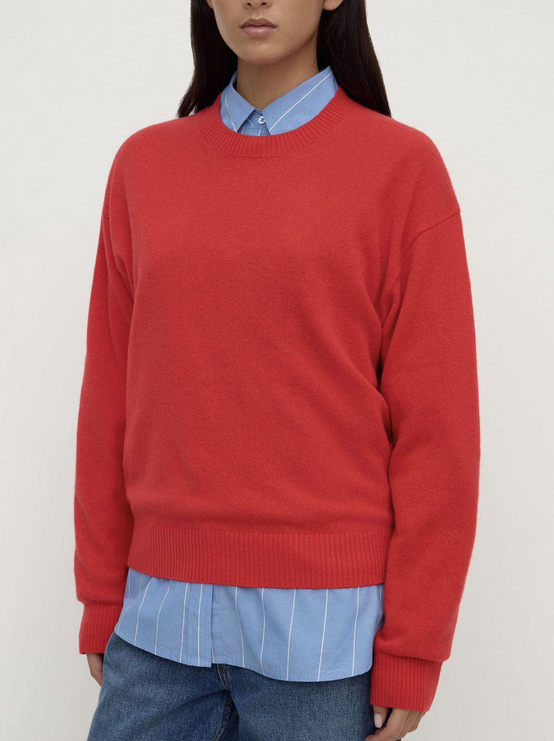 Assembly Label - Carter Brushed Wool Sweater - Flame