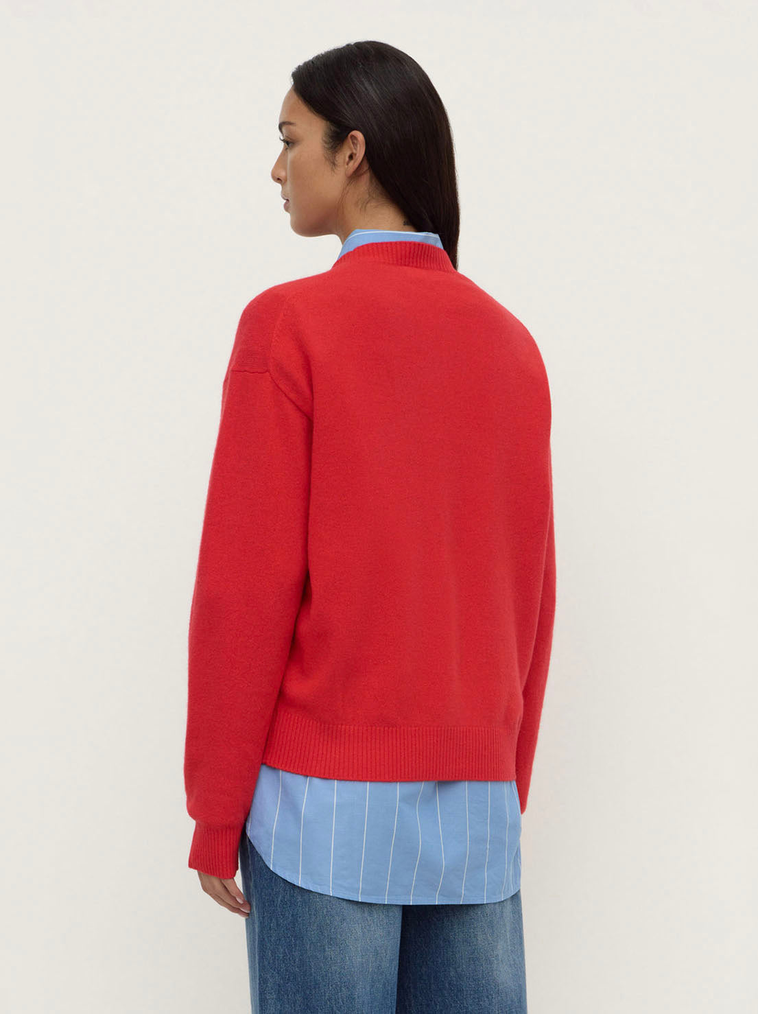 Assembly Label - Carter Brushed Wool Sweater - Flame