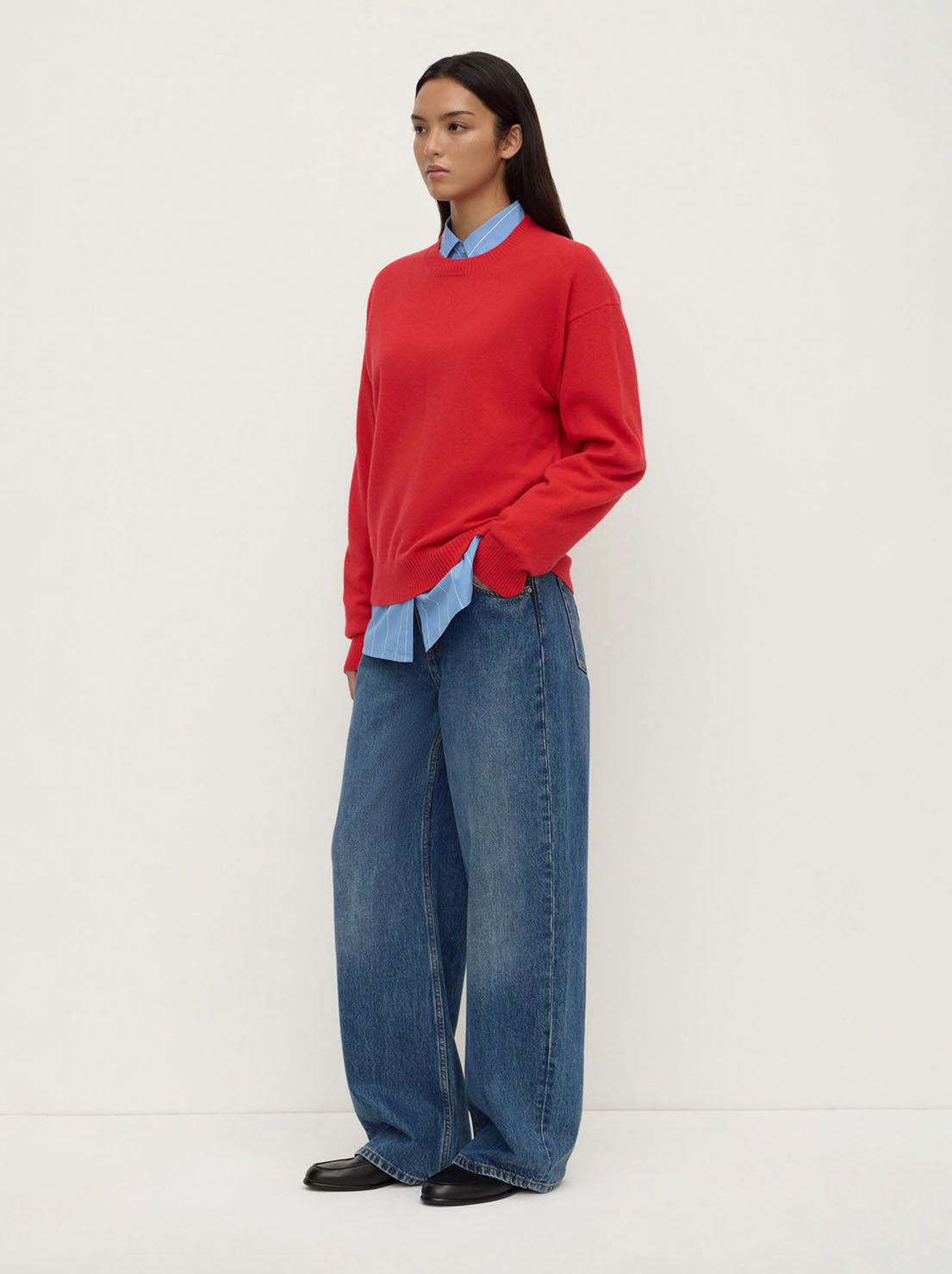 Assembly Label - Carter Brushed Wool Sweater - Flame