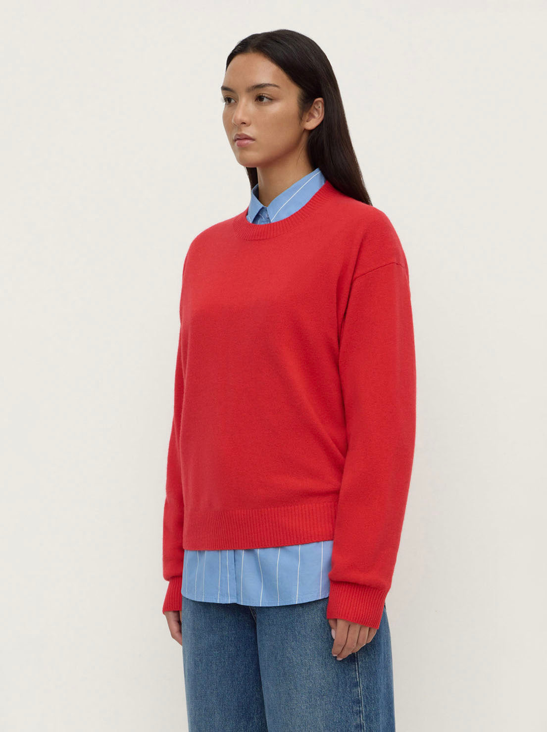 Assembly Label - Carter Brushed Wool Sweater - Flame