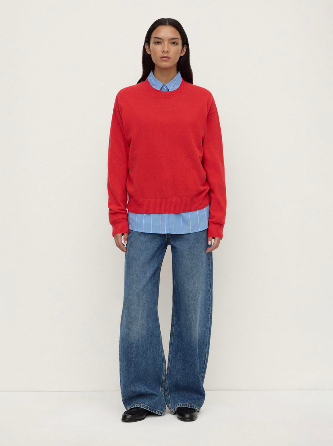 Assembly Label - Carter Brushed Wool Sweater - Flame