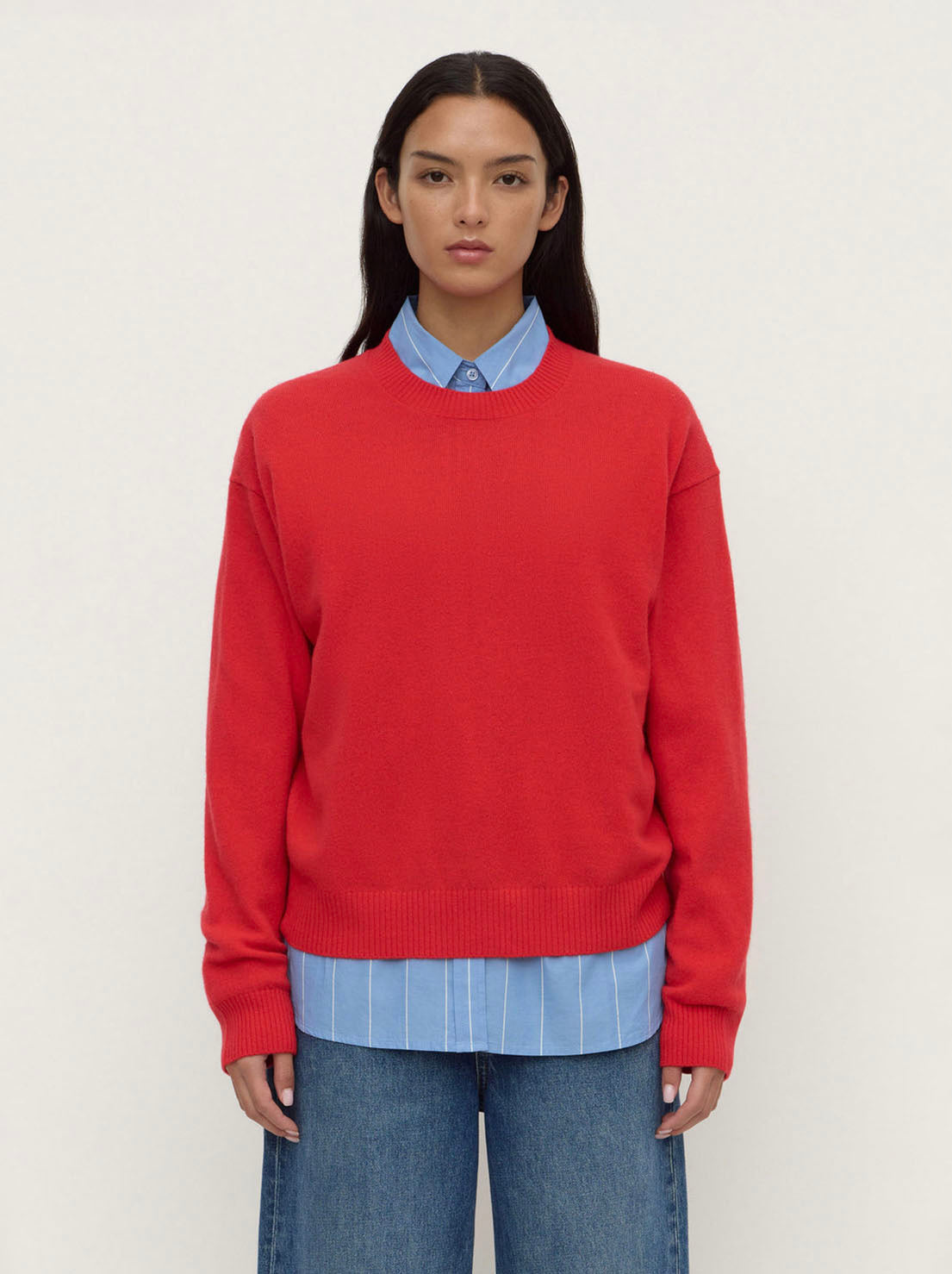 Assembly Label - Carter Brushed Wool Sweater - Flame