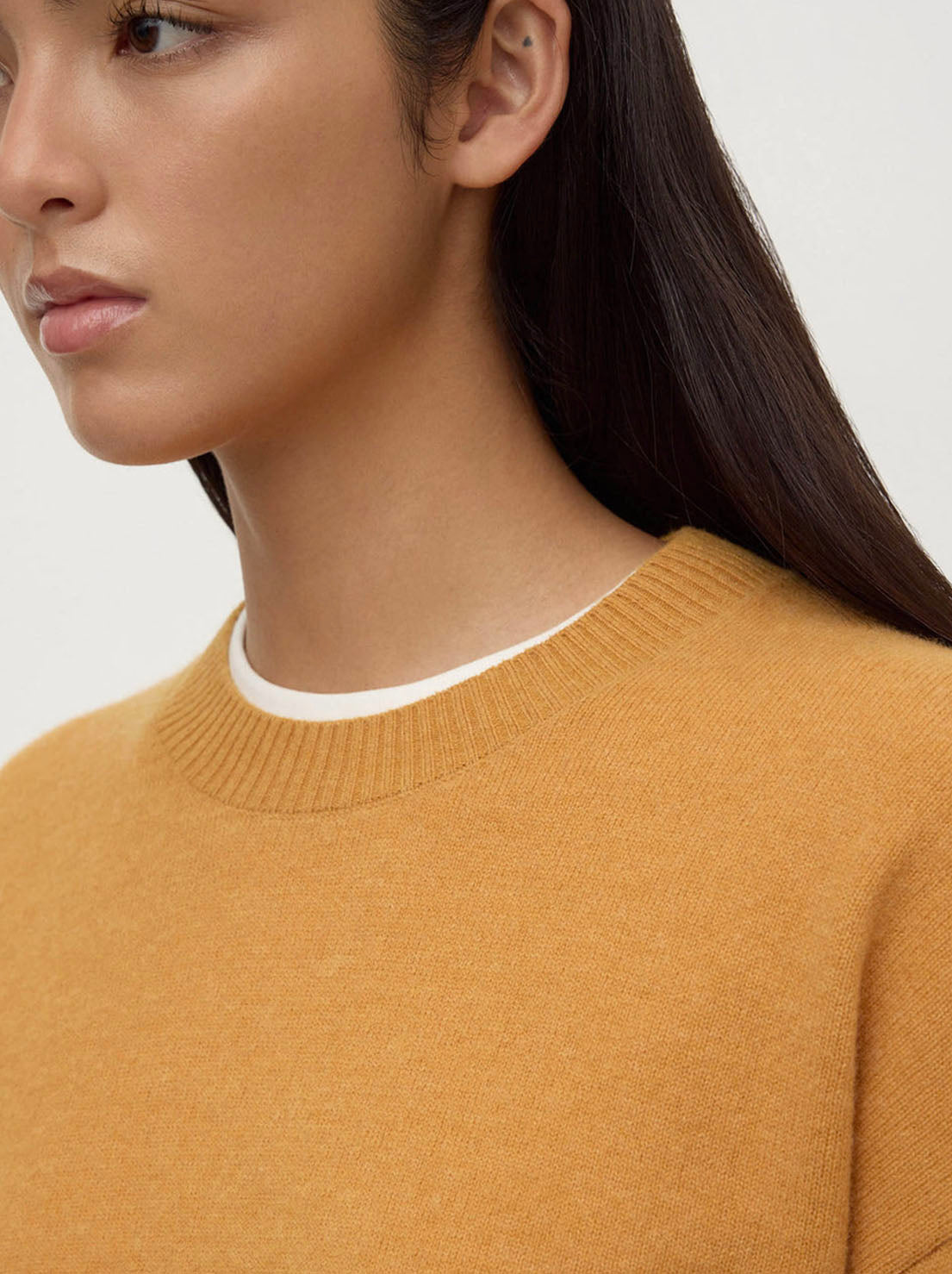 Assembly Label - Carter Brushed Wool Sweater - Honey