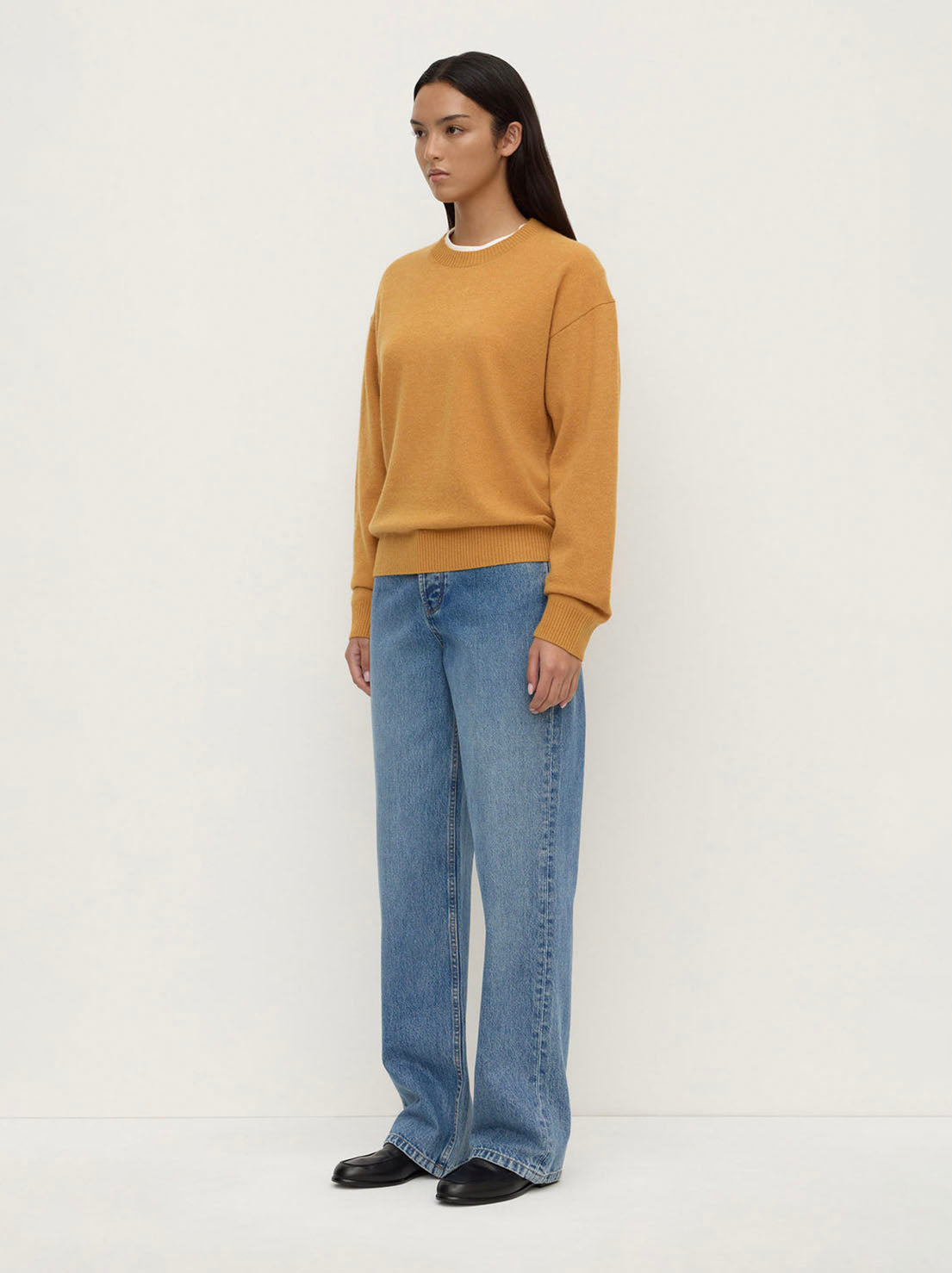 Assembly Label - Carter Brushed Wool Sweater - Honey