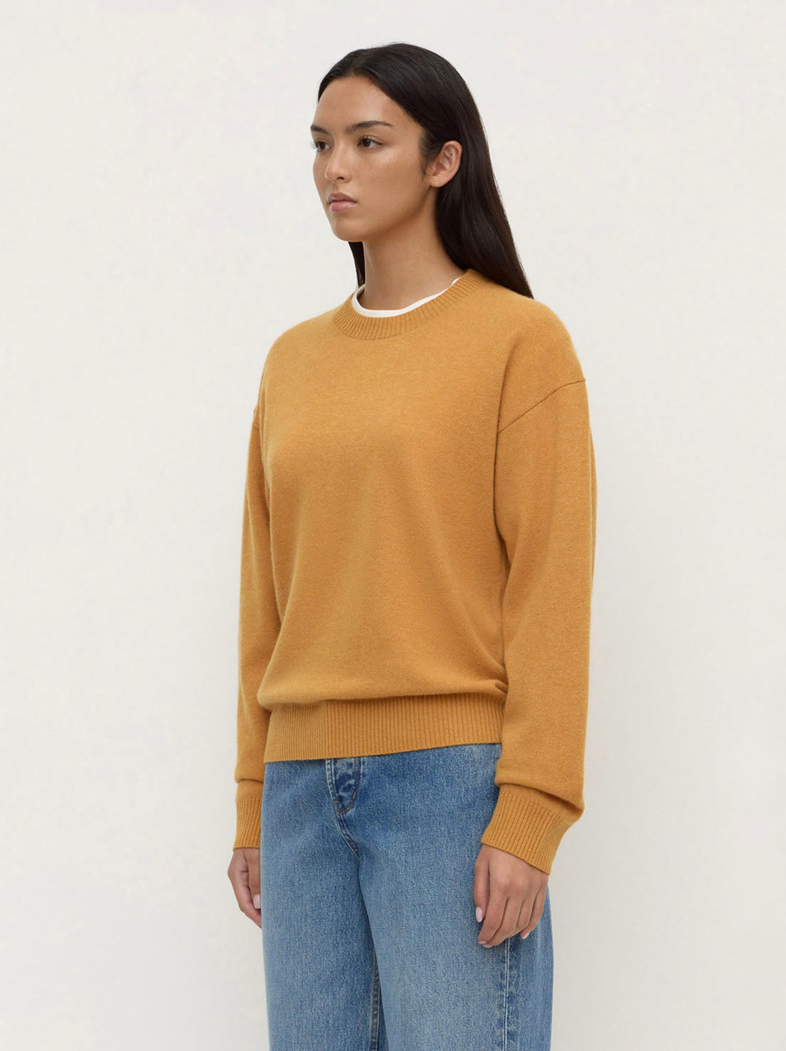 Assembly Label - Carter Brushed Wool Sweater - Honey