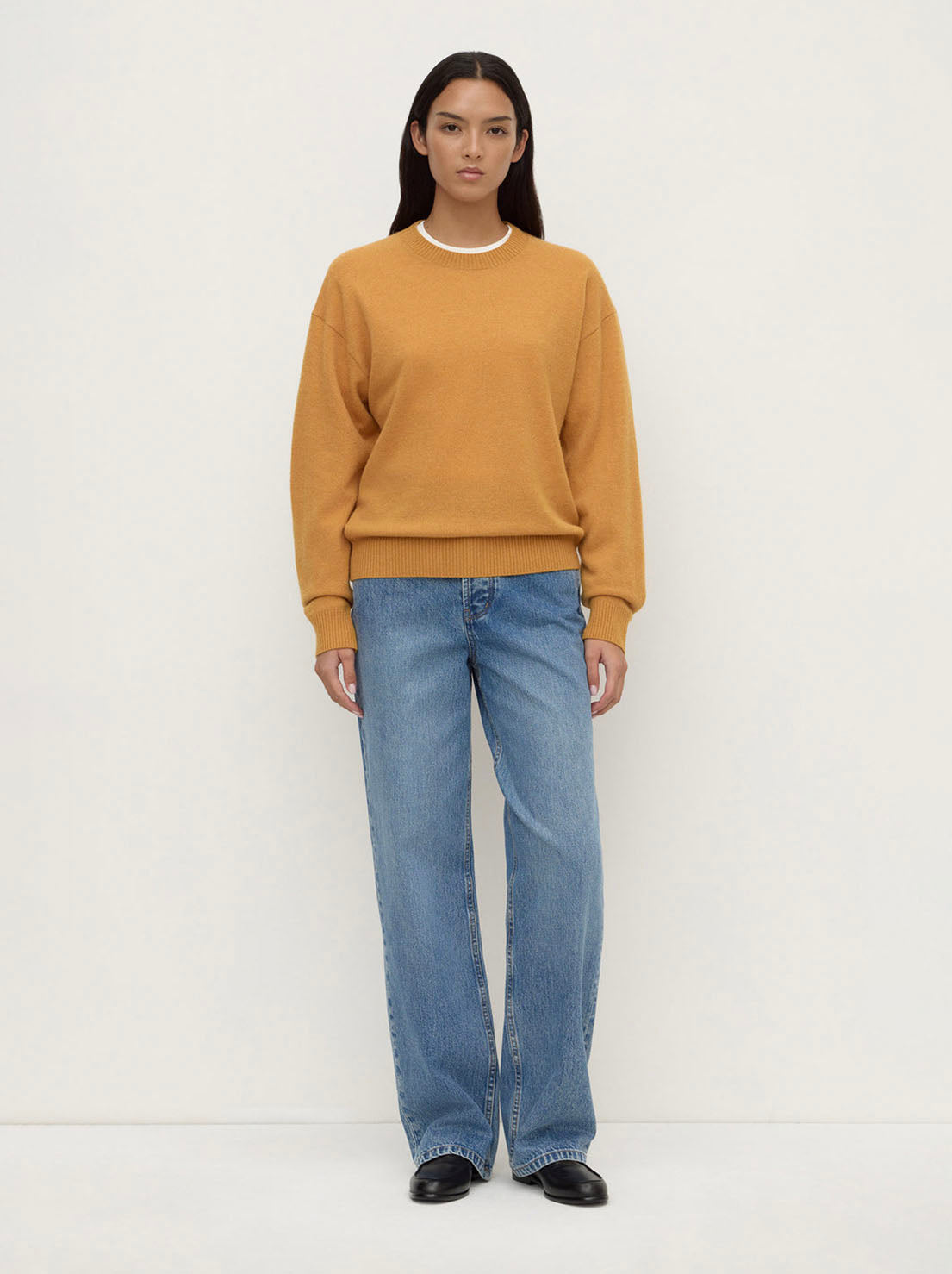 Assembly Label - Carter Brushed Wool Sweater - Honey