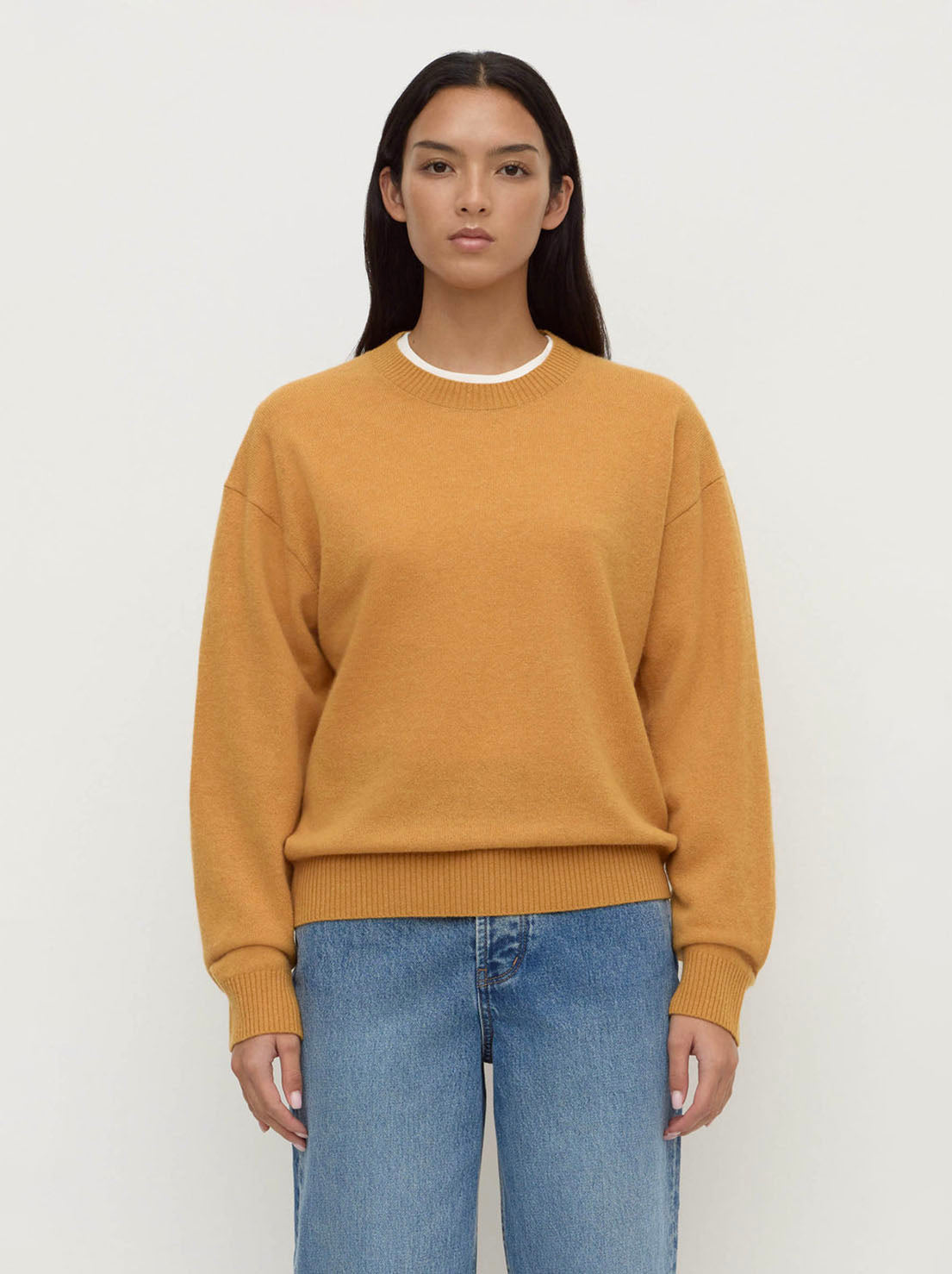 Assembly Label - Carter Brushed Wool Sweater - Honey