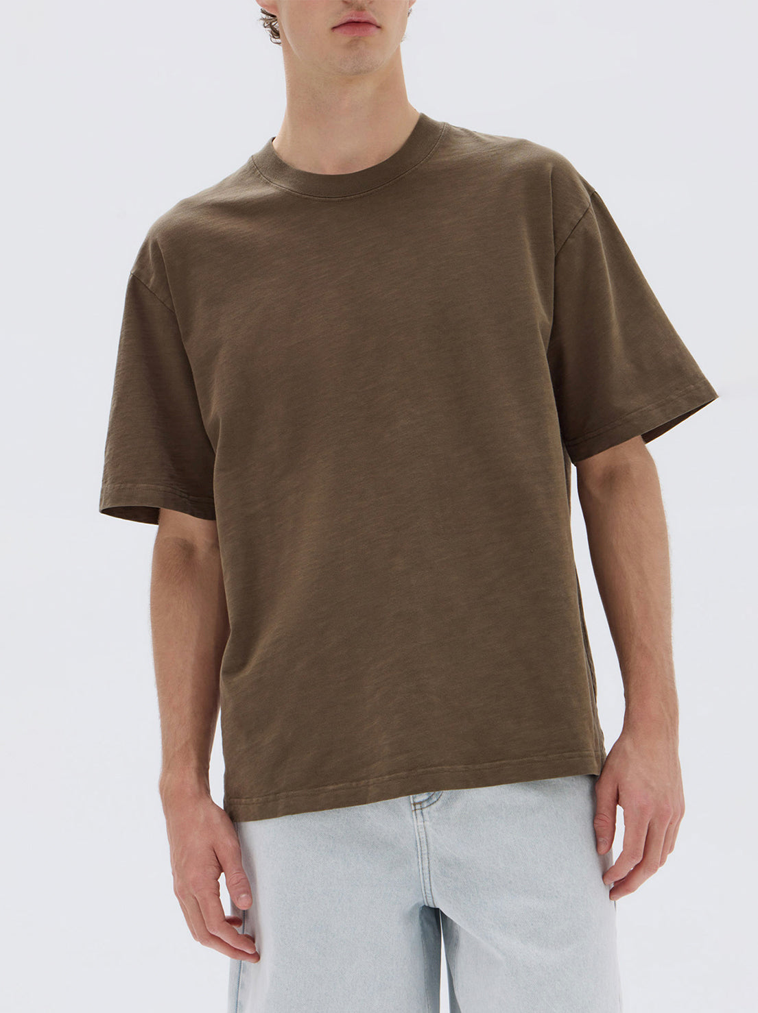 Assembly - Dylan Slub Oversized Short Sleeve Tee - Military