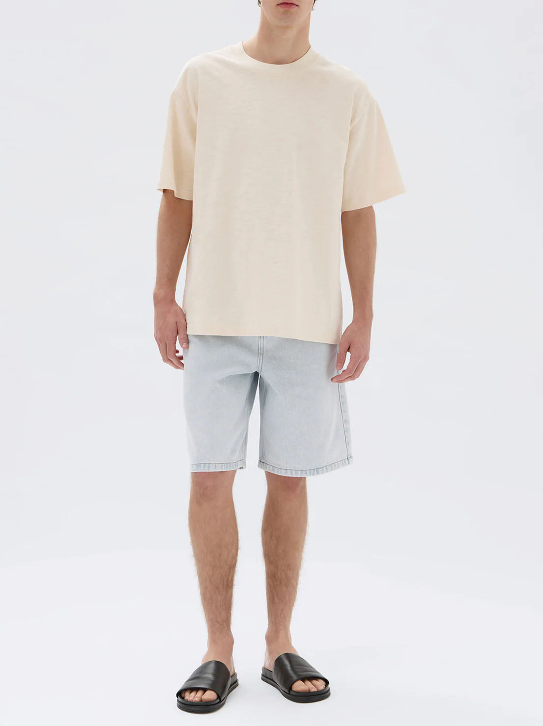 Assembly - Dylan Slub Oversized Short Sleeve Tee - Stone