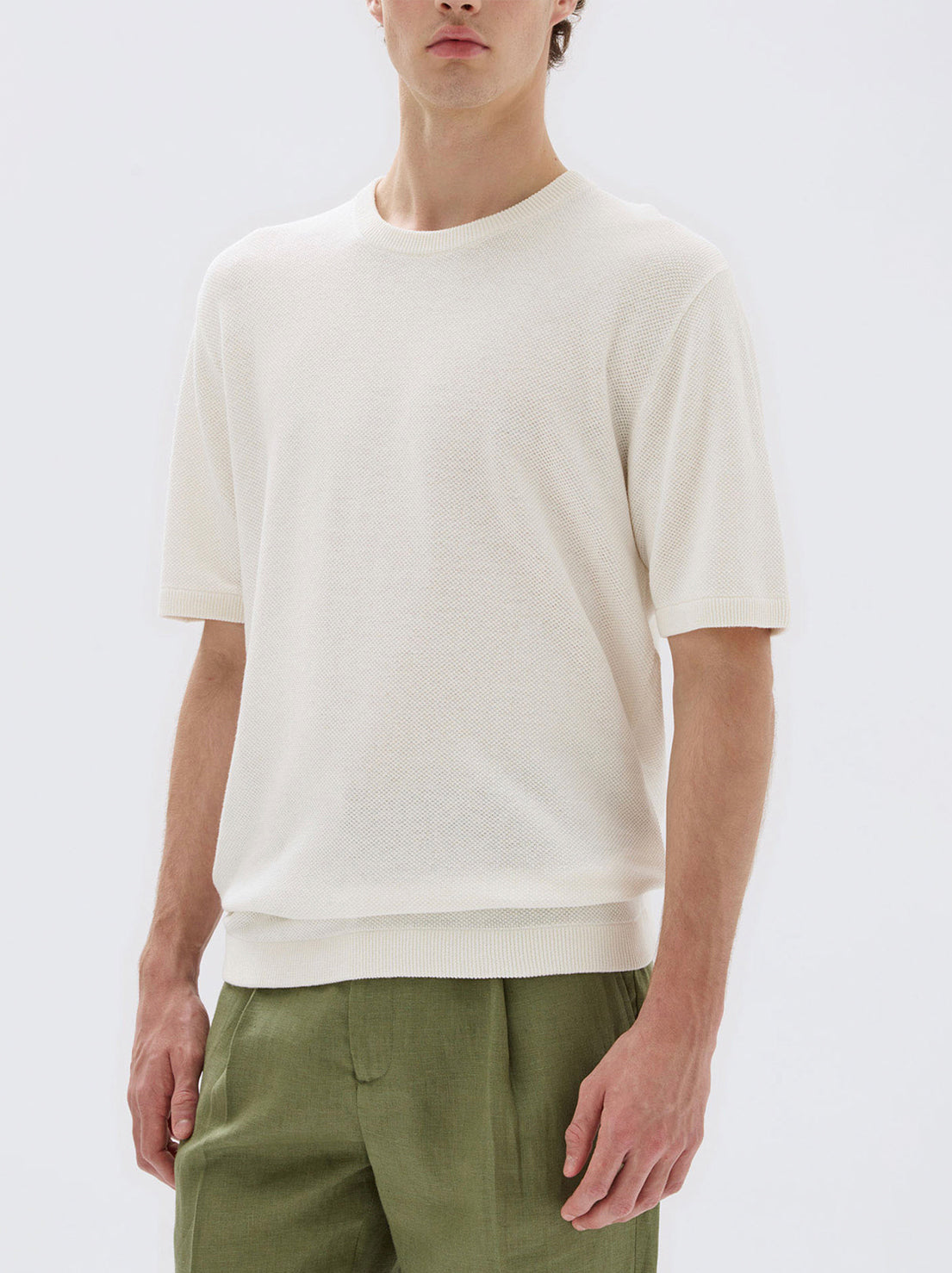 Assembly - Dylan Slub Oversized Short Sleeve Tee - Stone