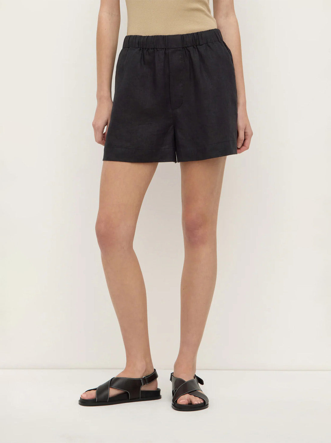 Assembly - Everyday Linen Short - Black