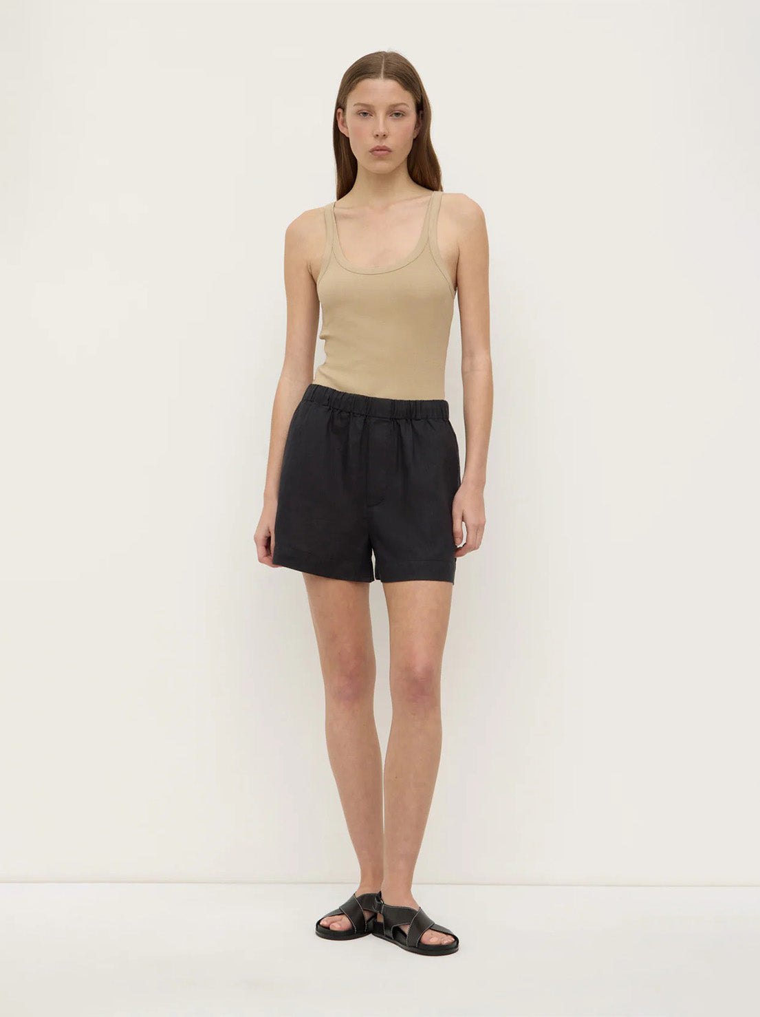 Assembly - Everyday Linen Short - Black