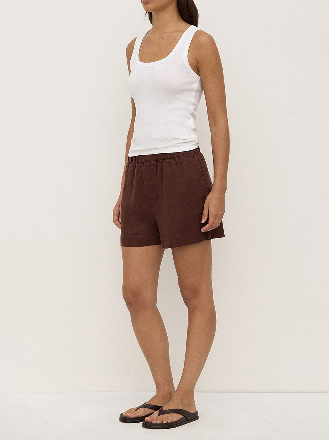Assembly - Everyday Linen Short - Espresso