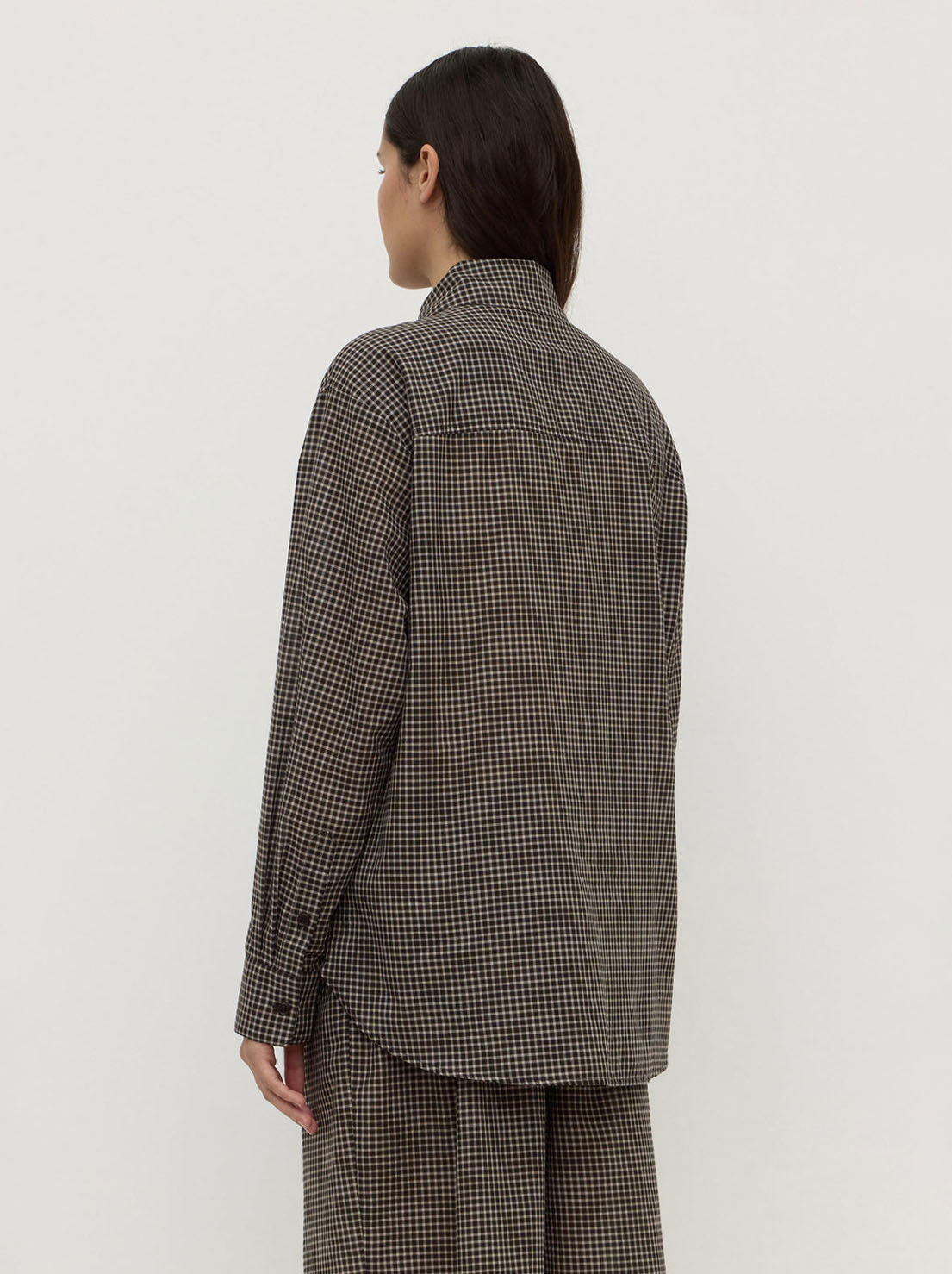 Assembly - Harriet Check Long Sleeve Shirt - Brown/Black