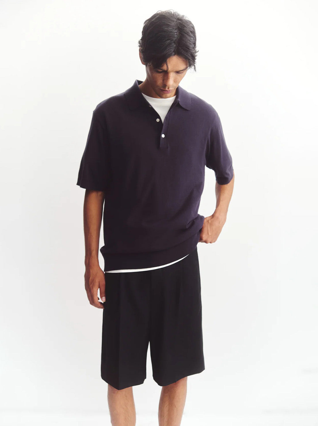 Assembly - Henry Knit Polo - True Navy
