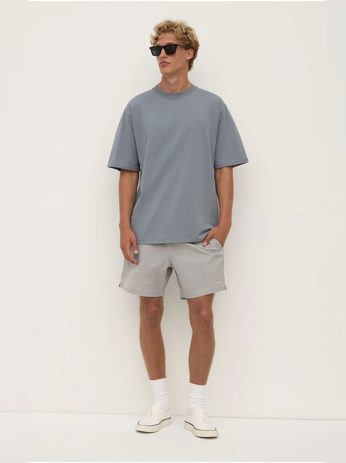 Assembly - Knox Organic Oversized Tee - Ashphalt