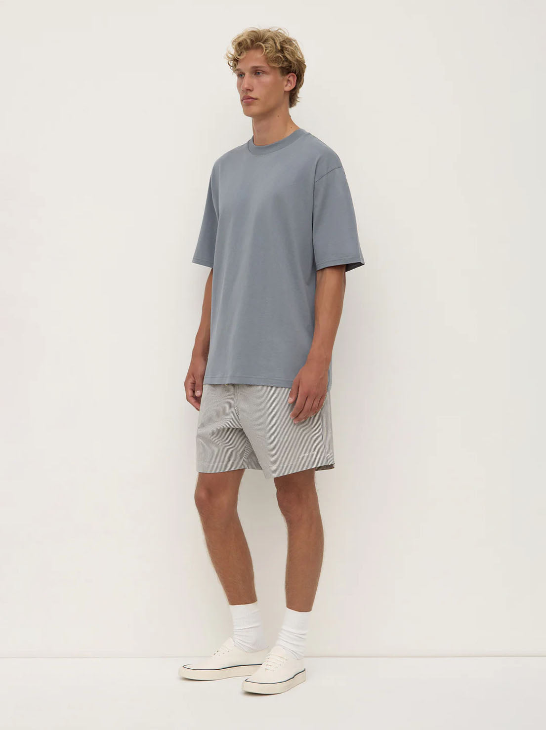 Assembly - Knox Organic Oversized Tee - Ashphalt