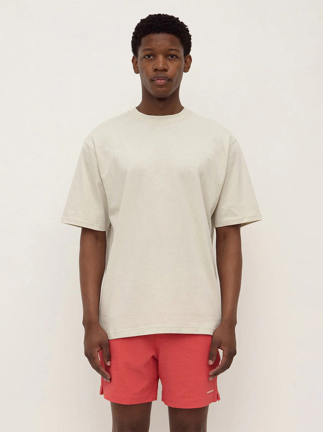 Assembly - Knox Organic Oversized Tee - Limestone