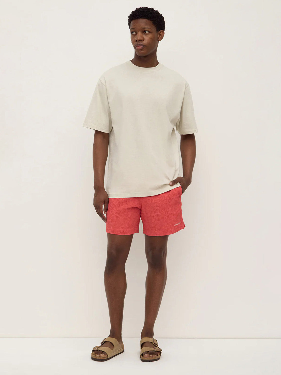 Assembly - Knox Organic Oversized Tee - Limestone