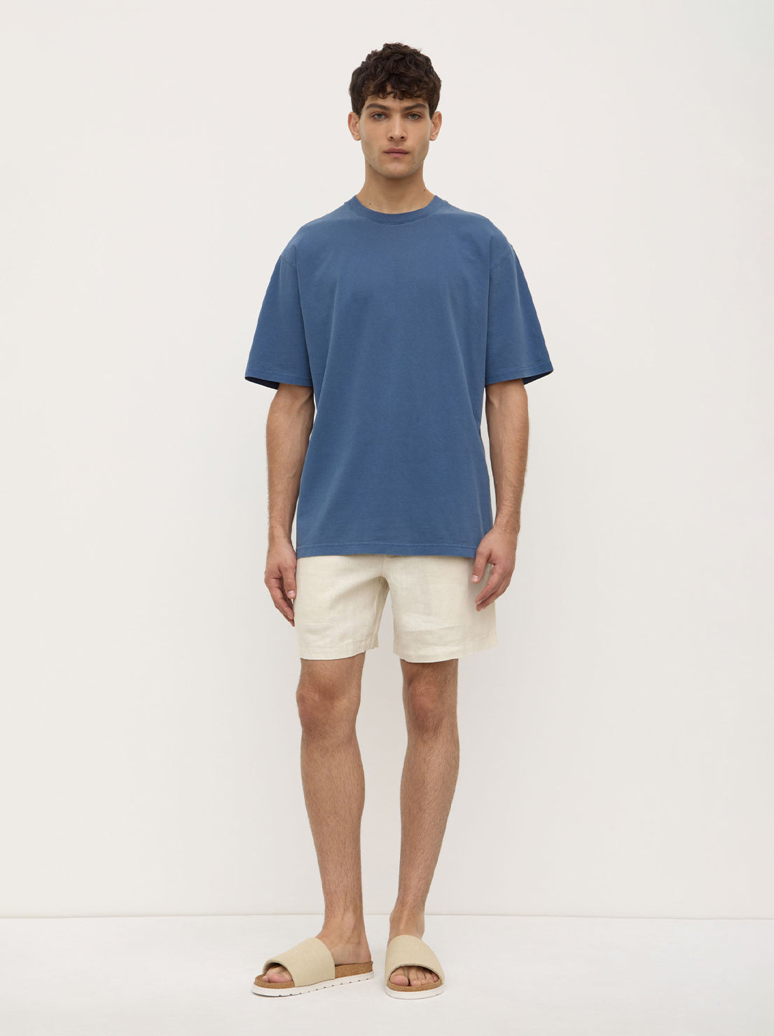 Assembly - Knox Organic Oversized Tee - Ocean