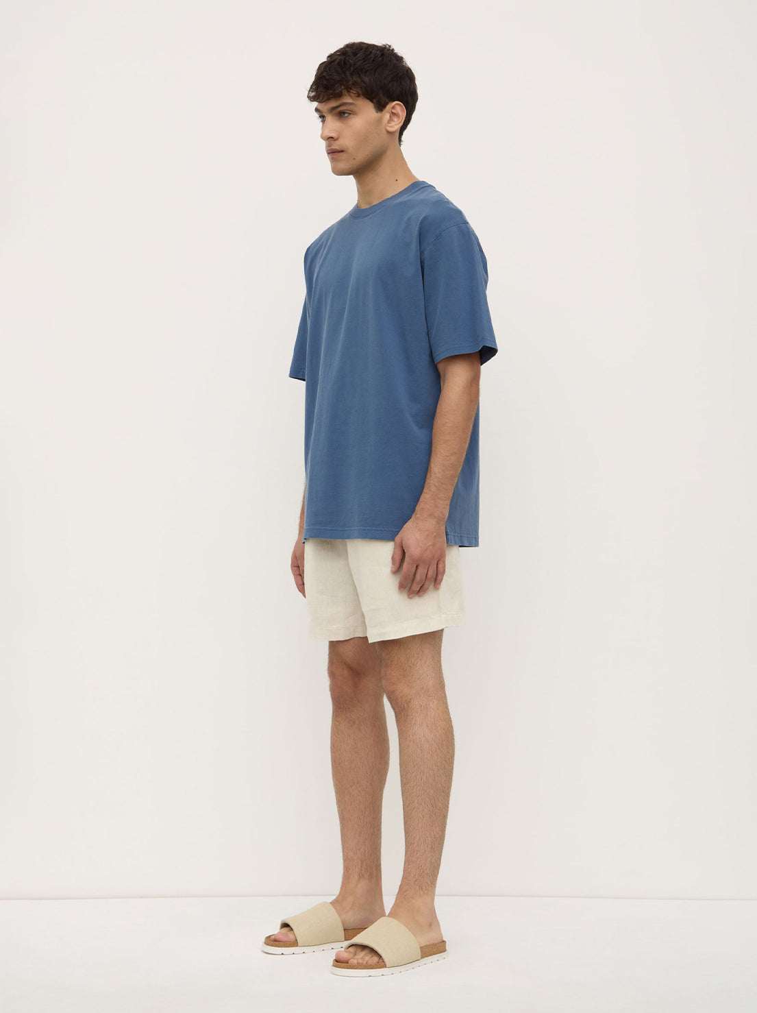 Assembly - Knox Organic Oversized Tee - Ocean