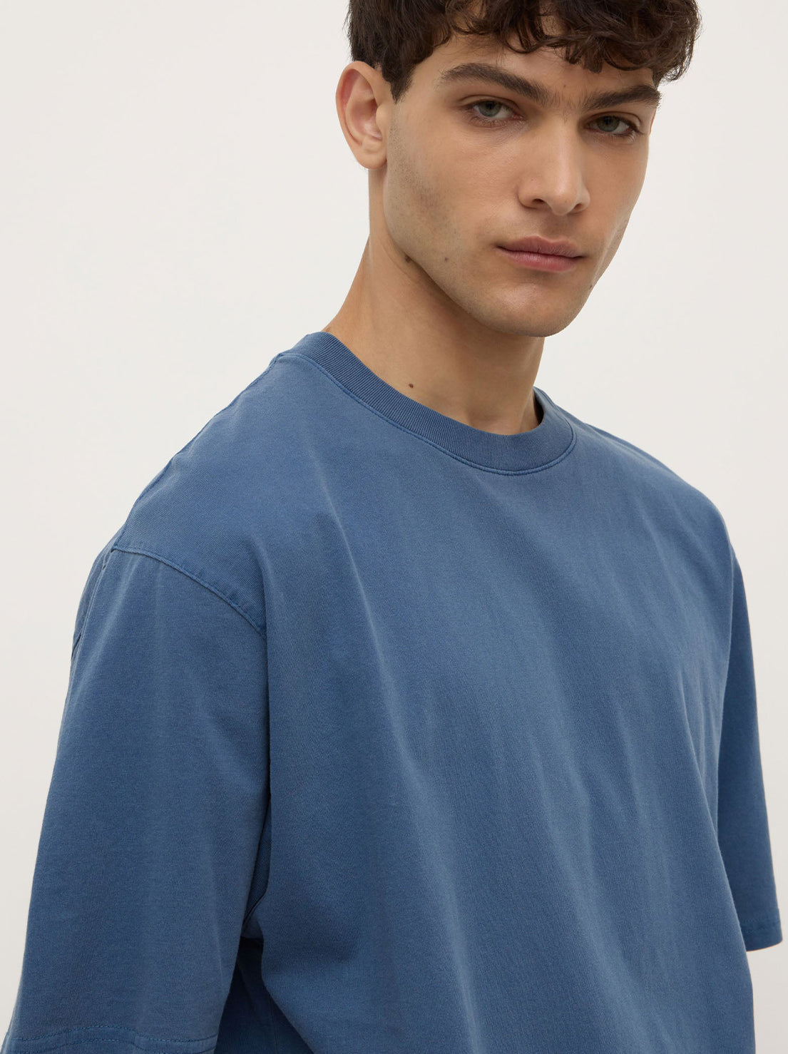 Assembly - Knox Organic Oversized Tee - Ocean