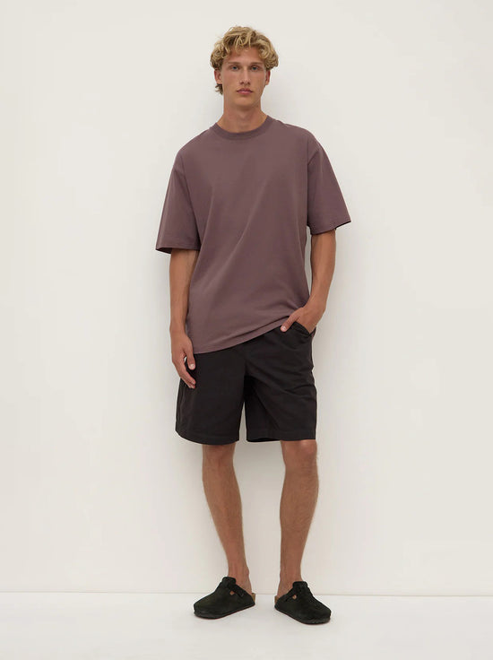 Assembly - Knox Organic Oversized Tee - Plum