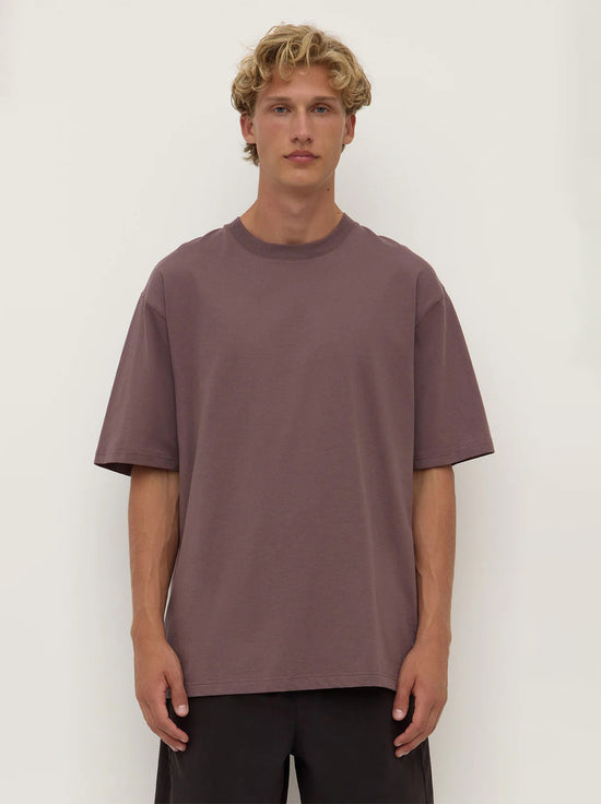 Assembly - Knox Organic Oversized Tee - Plum
