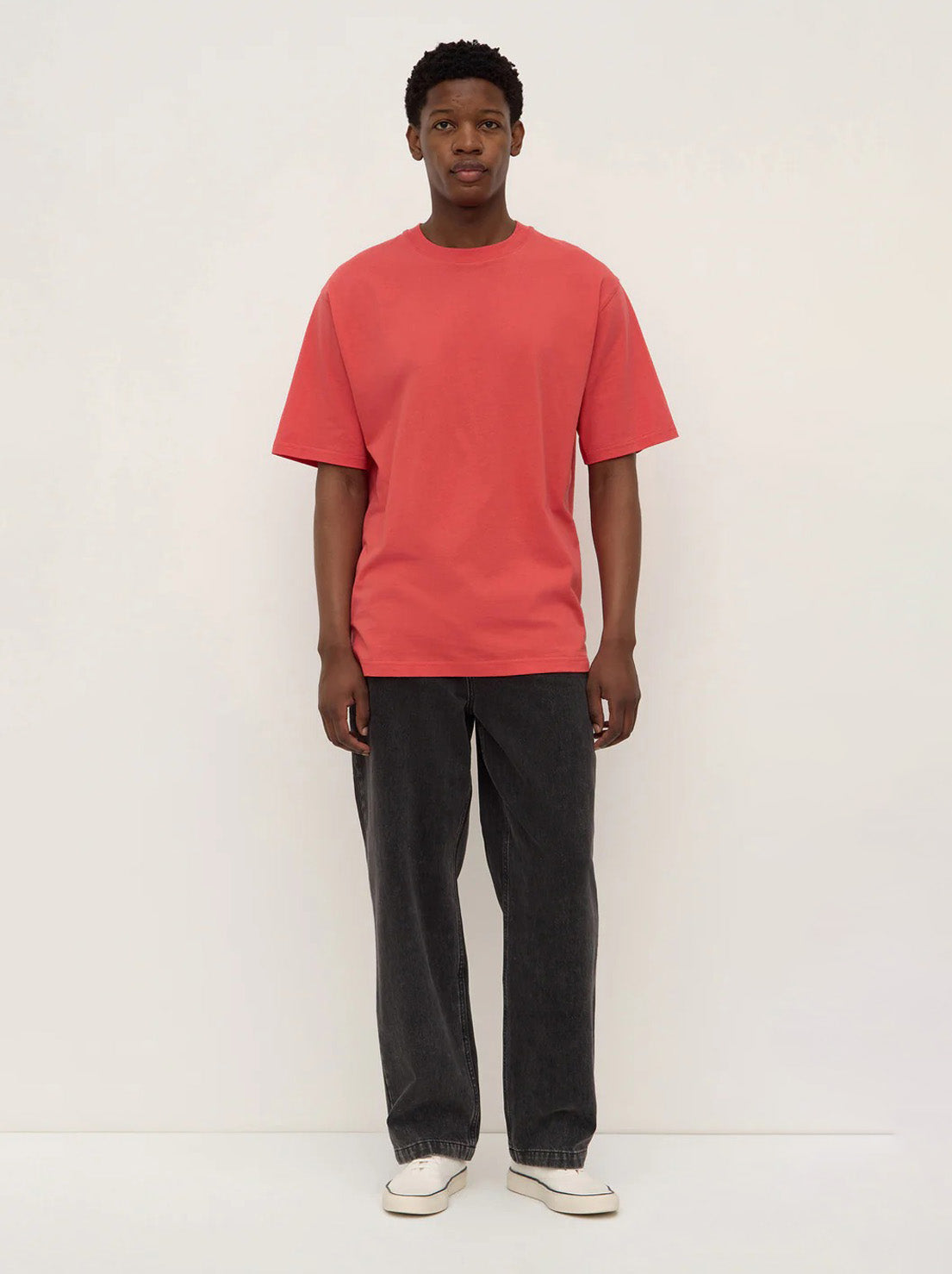 Assembly - Knox Organic Oversized Tee - Washed Chilli